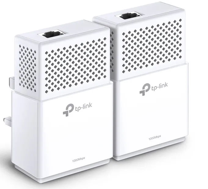 Адаптер Powerline TP-LINK TL-PA7010 KIT, AV1000, 1000 Мбит/с, Белый