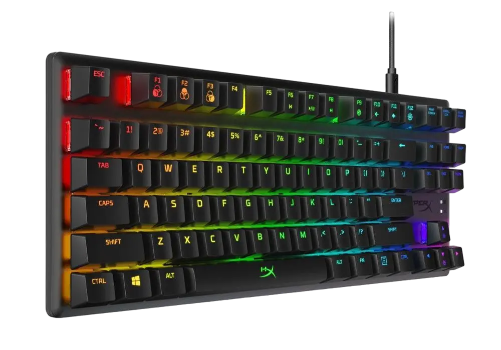 Клавиатура HyperX Alloy Origins Core, Проводное, Чёрный