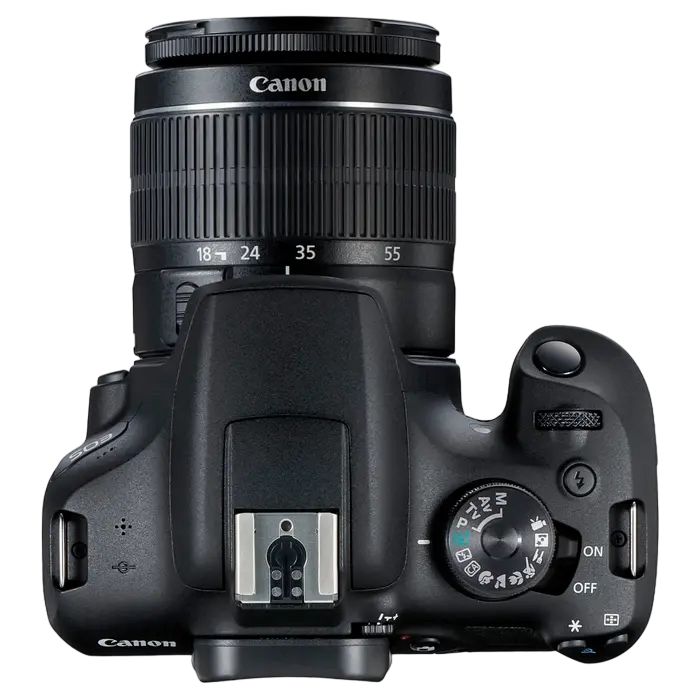 Aparat foto DSLR Canon EOS 2000D + EF-S 18-55 IS II, Negru