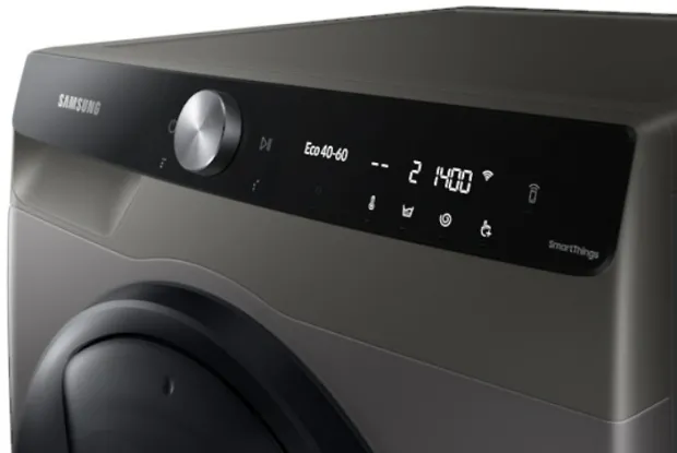 Mașină de spălat cu uscător Samsung WD90T754DBX, 9, Gri