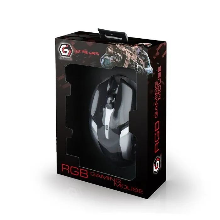 Gaming Mouse Gembird MUSG-07, Negru/Argintiu