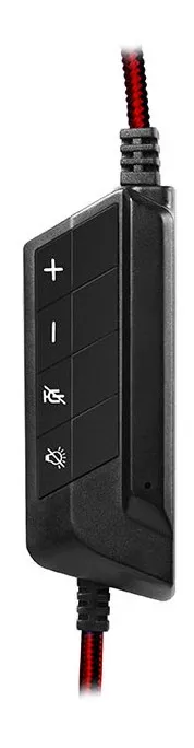 Căști gaming SVEN AP-U995MV, Cu fir, Negru/Roșu