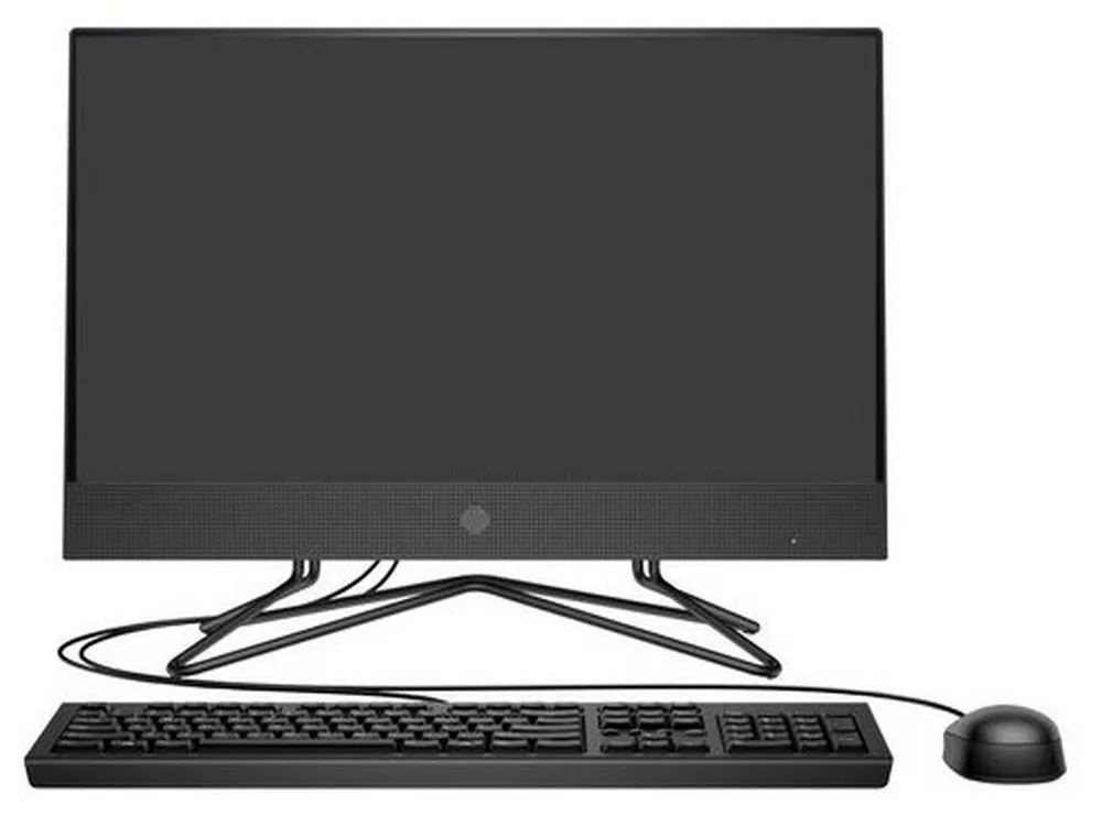 Моноблок HP 200 G4, 21,5", Intel Pentium J5040, 4Гб/1000Гб, FreeDOS, Чёрный