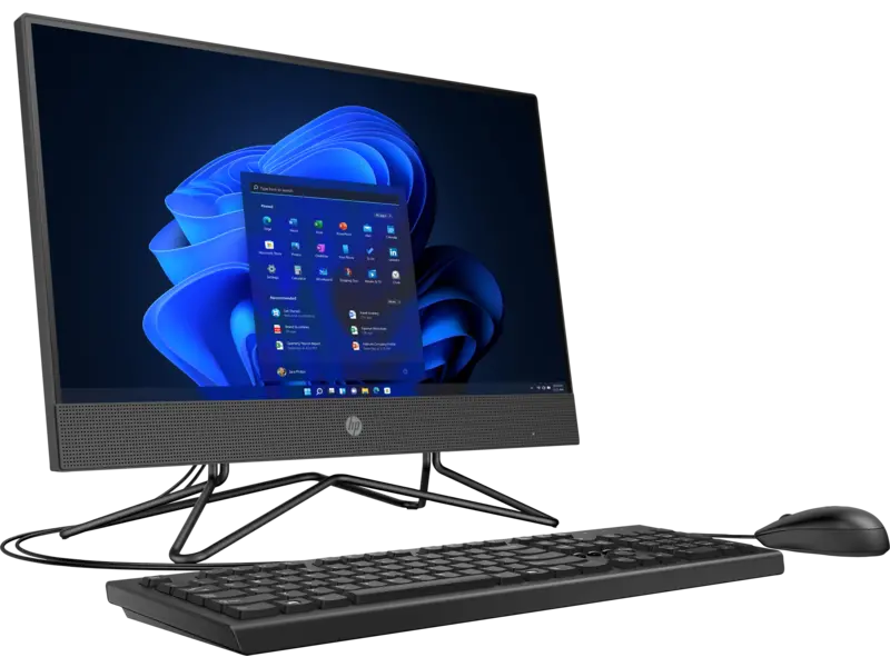 Моноблок HP 200 G4, 21,5", Intel Pentium J5040, 4Гб/1000Гб, FreeDOS, Чёрный