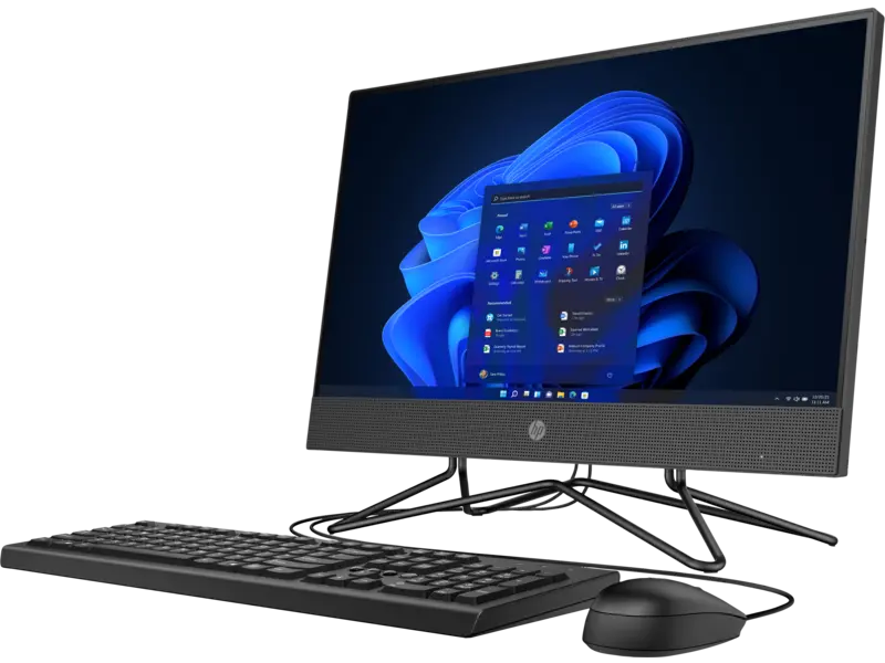 Моноблок HP 200 G4, 21,5", Intel Pentium J5040, 4Гб/1000Гб, FreeDOS, Чёрный
