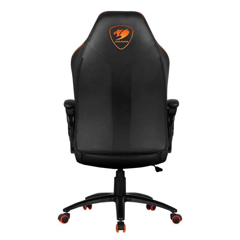 Scaun Gaming Cougar Fusion, PVC Piele, Negru/Portocaliu