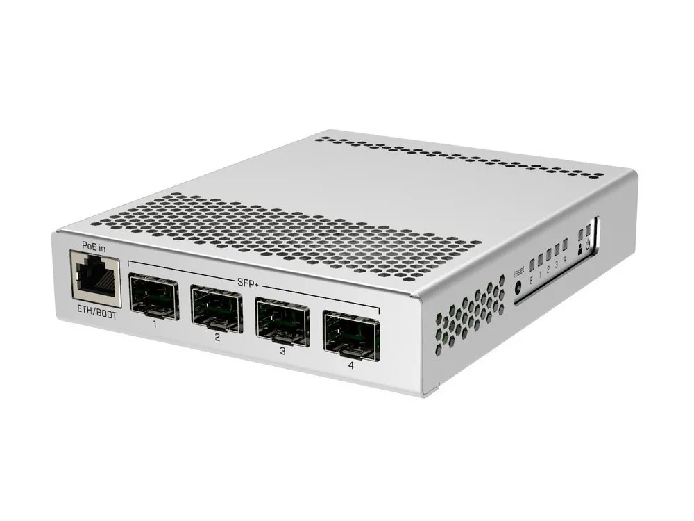 Коммутатор маршрутизатора MikroTik CRS305-1G-4S+IN, Серебристый