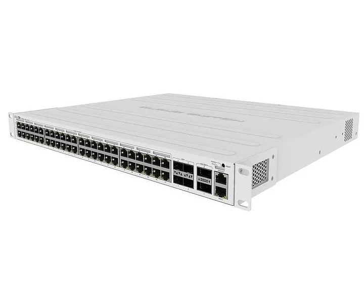 Router MikroTik CRS354-48P-4S+2Q+RM, Alb