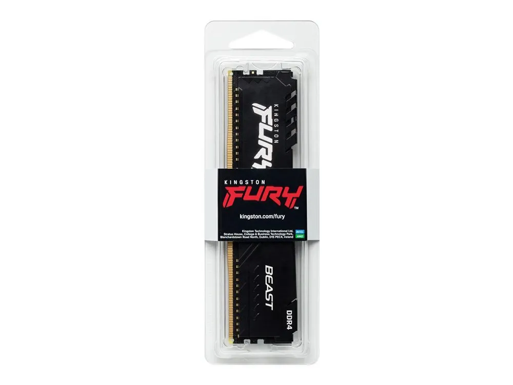 Оперативная память Kingston FURY Beast, DDR4 SDRAM, 3200 МГц, 32Гб, KF432C16BB/32