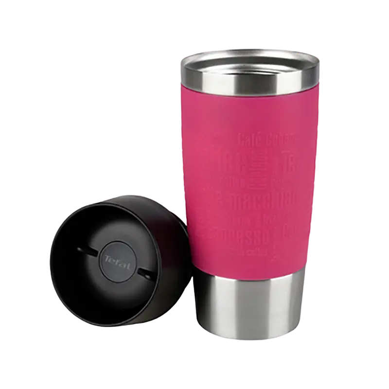 Cană termos Tefal K3087114, 0,36L, Roz