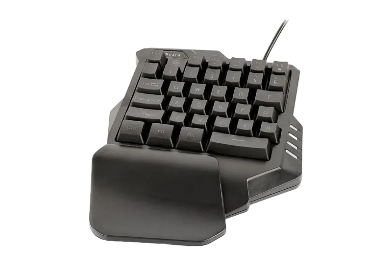 Gaming Kit IVAR TWIN, 35-key keyboard & mouse, 1000-3200 dpi, 7 buttons, Rainbow LED, USB