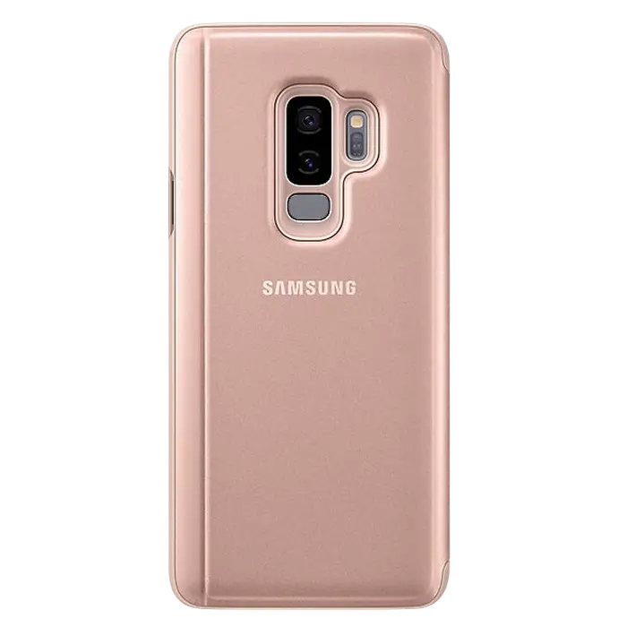 Husă tip carte Samsung Clear view Cover for Galaxy S9+, Auriu