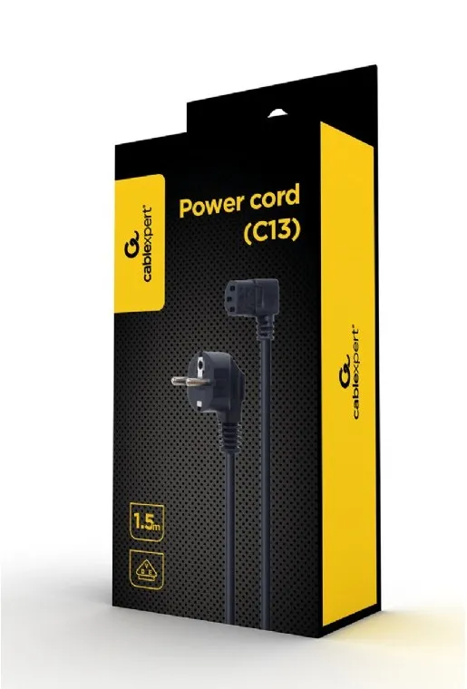 Cablu de alimentare Cablexpert PC-186A-VDE1B-1.5M, 1,5 m, Negru