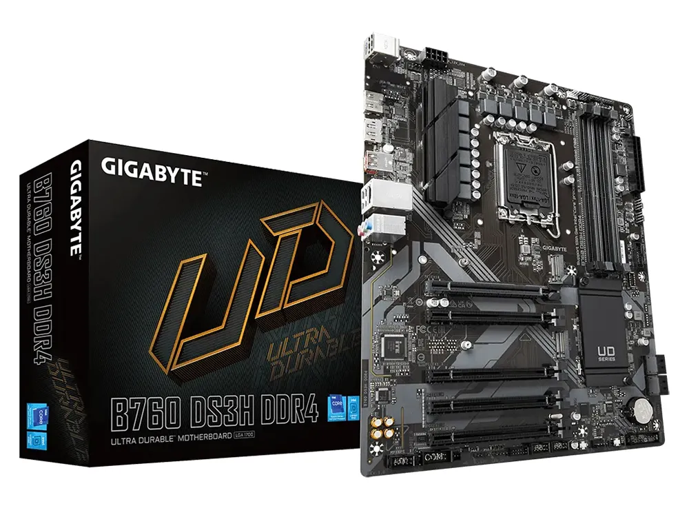 Placă de bază Gigabyte B760 DS3H DDR4, LGA1700, Intel B760, ATX