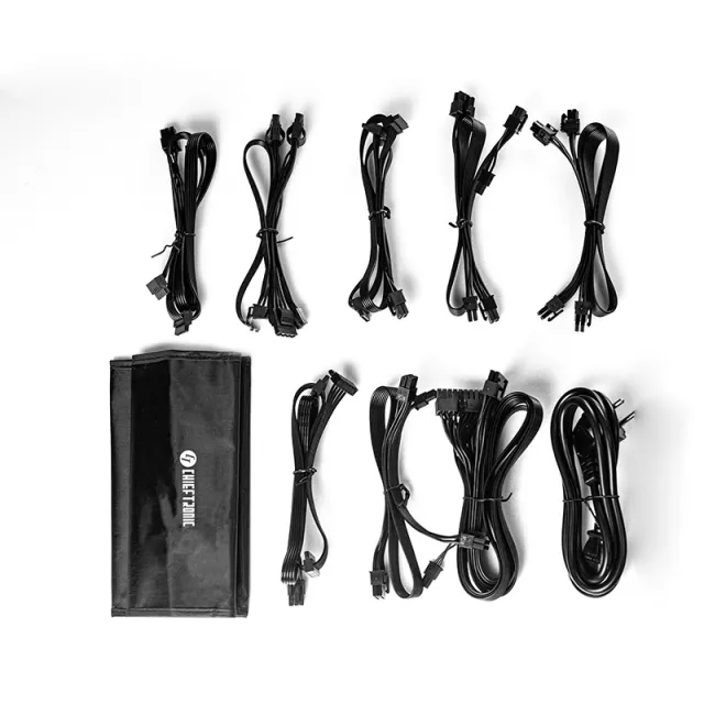 Блок питания для компьютеров Chieftec GPX-750FC, 750Вт, ATX, Полностью модульный