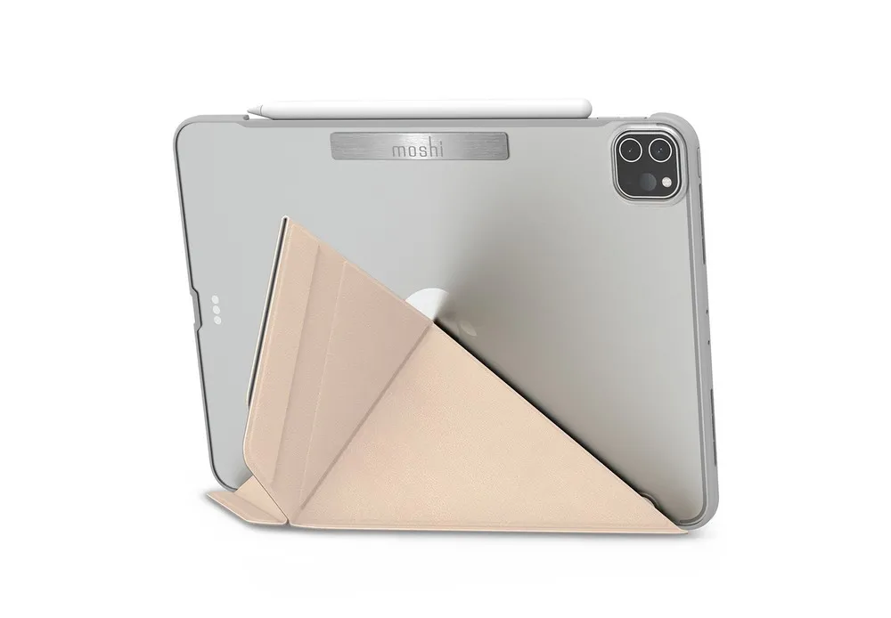 Husă pentru tabletă Moshi VersaCover for iPad Pro 3rd/1st gen, 11", Microfibră, Bej