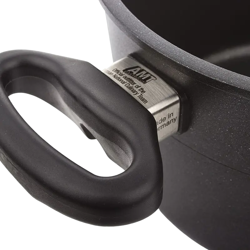 Кастрюля AMT Gastroguss I-924-E, 5л, 24см, Чёрный