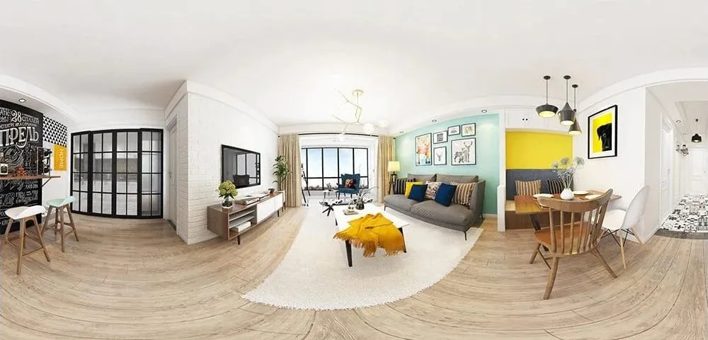 Cameră de 360 de grade Xiaomi Xiaomi Mi 360° Camera (1080p), White, Alb