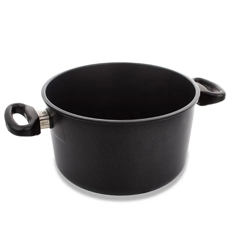 Кастрюля AMT Gastroguss I-924-E, 5л, 24см, Чёрный