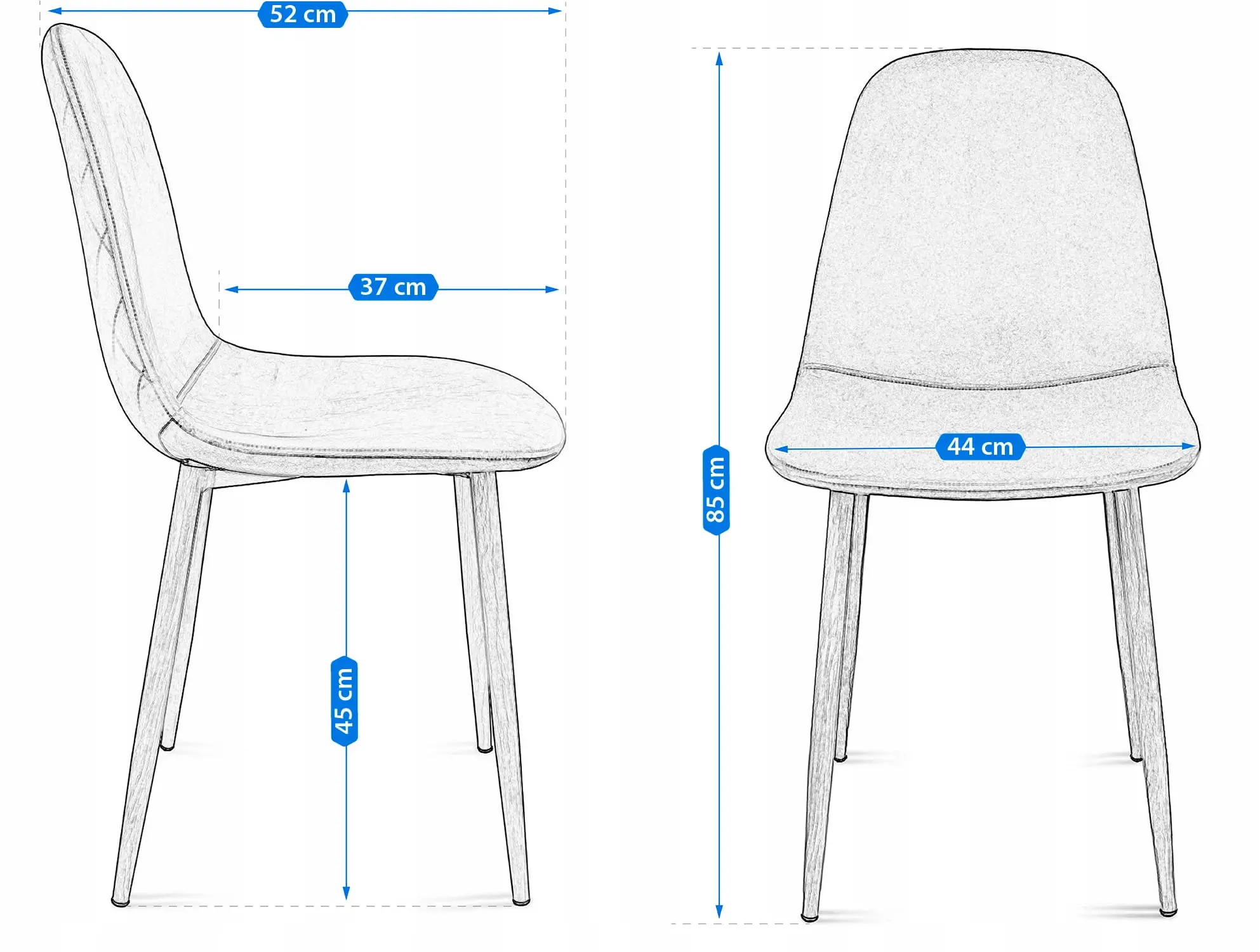 Scaun JUMI VIGO (bluemarin)