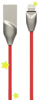 Кабель для зарядки и синхронизации DA DT0005, USB Type-A/Lightning, 1м, Красный