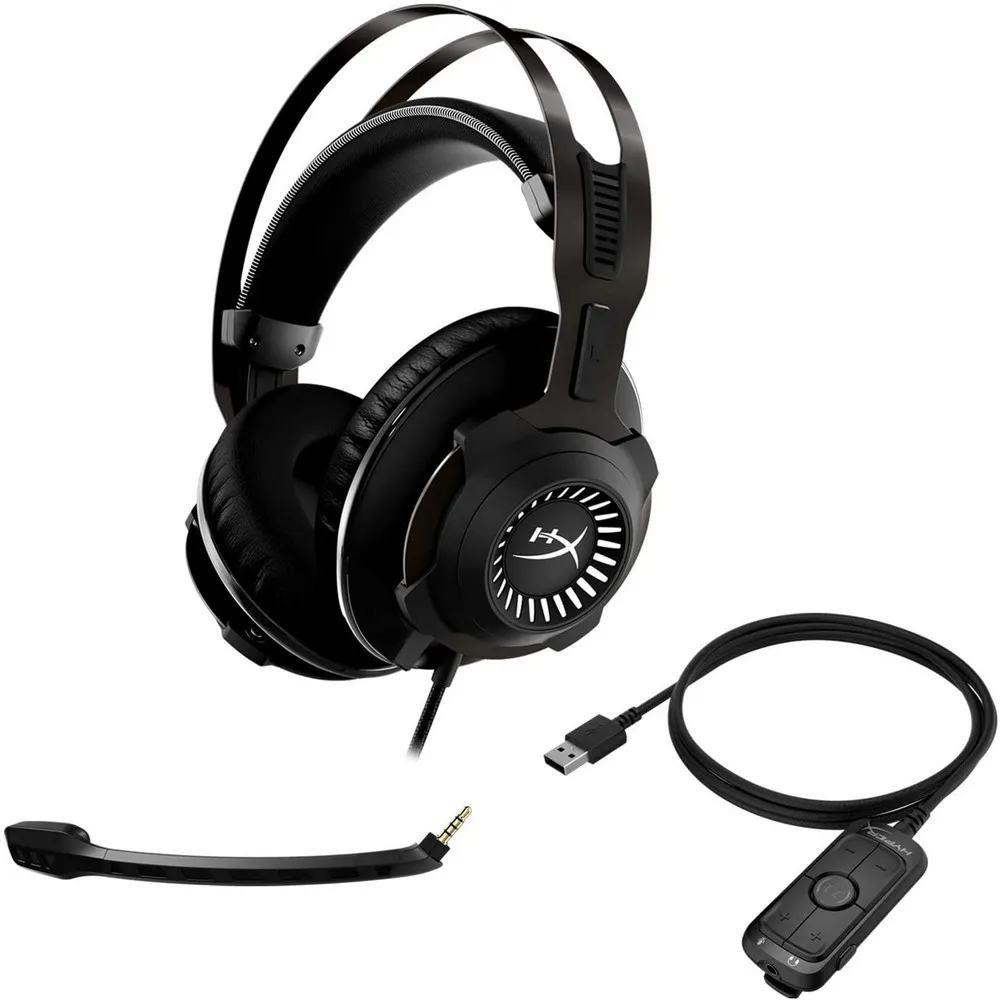 Căști gaming HyperX Cloud Revolver +7.1, Cu fir, Negru