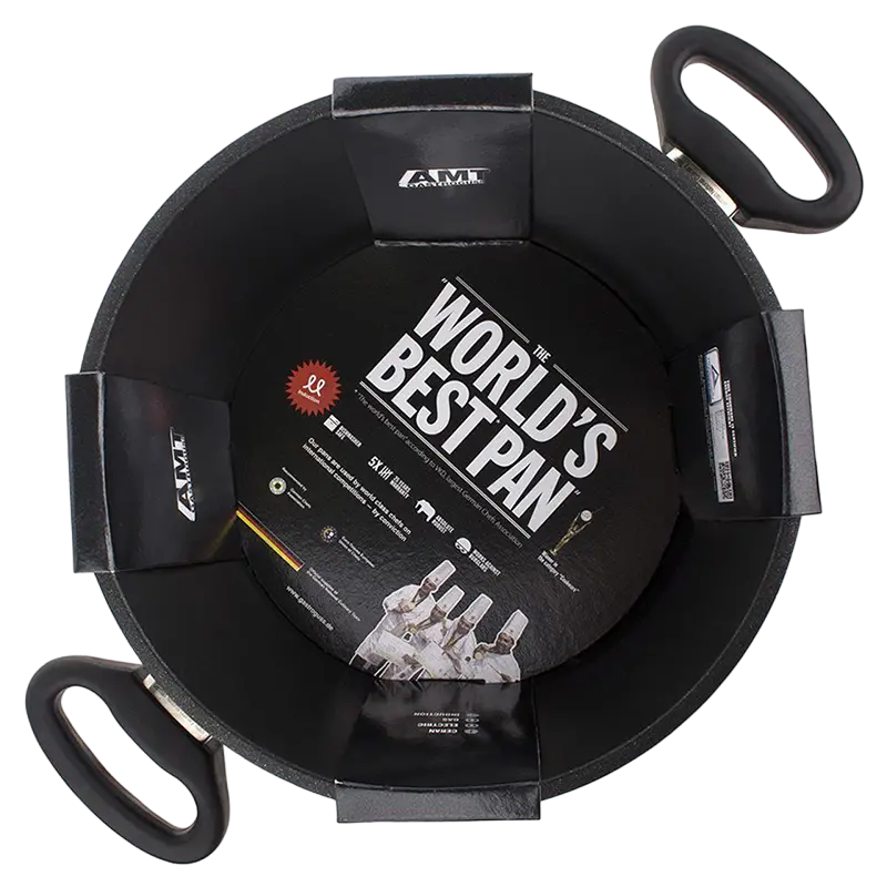 Кастрюля AMT Gastroguss I-924-E, 5л, 24см, Чёрный