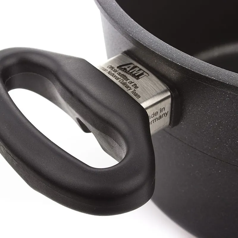 Кастрюля AMT Gastroguss I-924-E, 5л, 24см, Чёрный