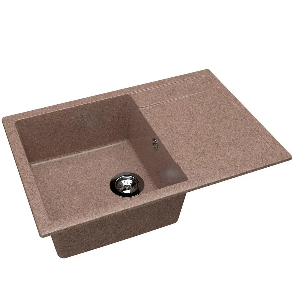 Кухонная мойка из камня Dr.Gans Tehno 760х510х217 терракота