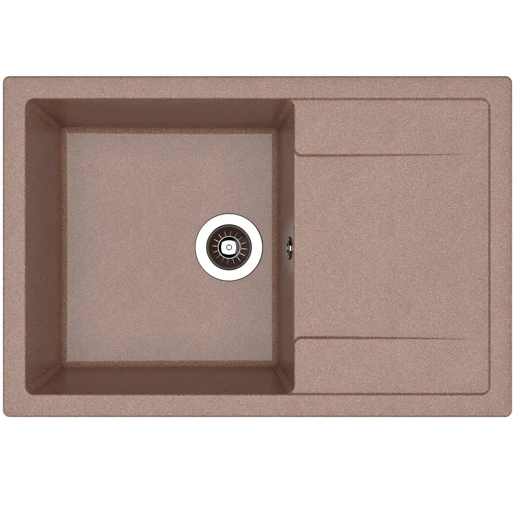 Кухонная мойка из камня Dr.Gans Tehno 760х510х217 терракота