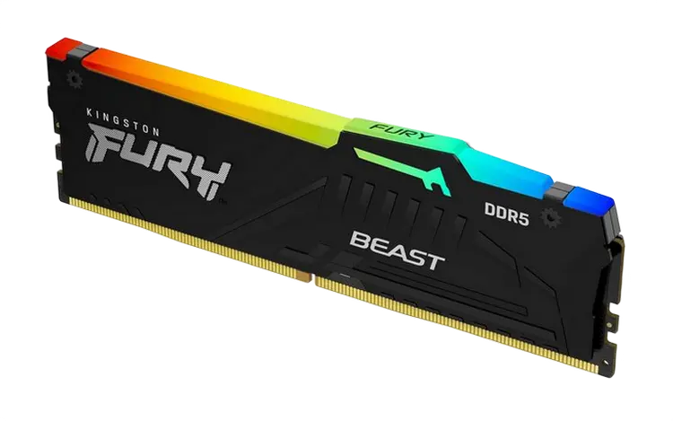 Оперативная память Kingston FURY Beast RGB, DDR5 SDRAM, 5600 МГц, 32 Гб, KF556C40BBAK2-32