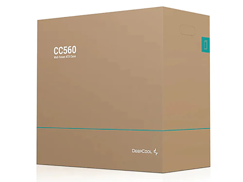 Carcasă PC Deepcool CC560 ARGB, Midi-Tower, ATX PS2 , Negru