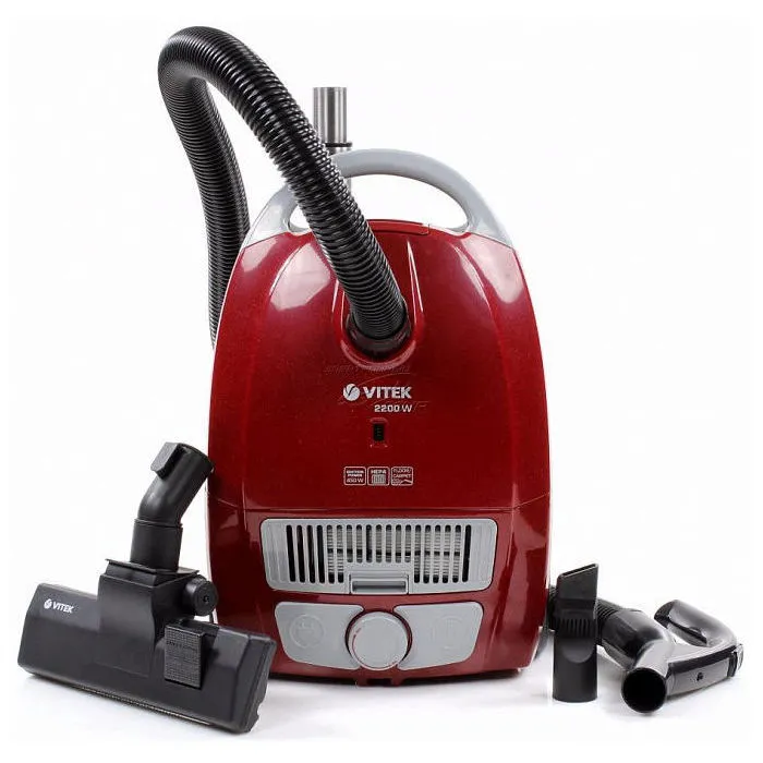 Aspirator VITEK VT-1892, Rosu | Negru