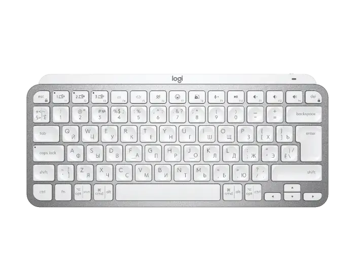 Клавиатура Logitech MX Keys Mini, Беспроводное, Серый