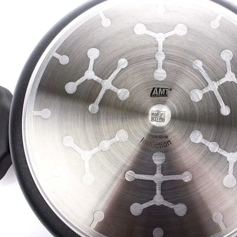 Кастрюля AMT Gastroguss I-924-E, 5л, 24см, Чёрный