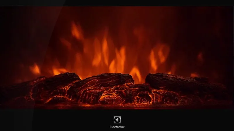 Semineu Electric Electrolux EFP/P-3020LS, 2000W, Negru