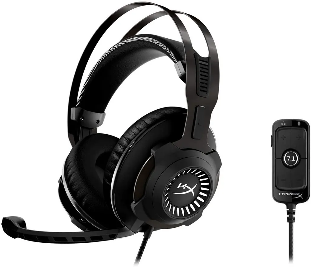 Căști gaming HyperX Cloud Revolver +7.1, Cu fir, Negru