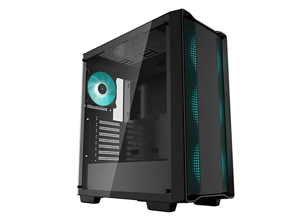 Carcasă PC Deepcool CC560 ARGB, Midi-Tower, ATX PS2 , Negru
