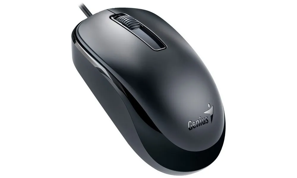 Клавиатура и мышь Genius SlimStar C126, Проводное, Чёрный