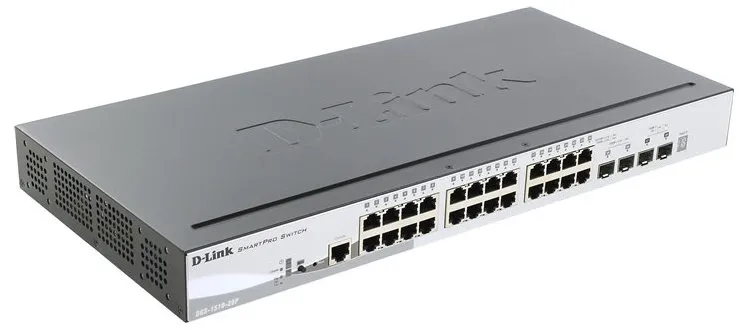 PoE коммутатор D-Link DGS-1510-28P, 24x IEEE 802.3af/at
