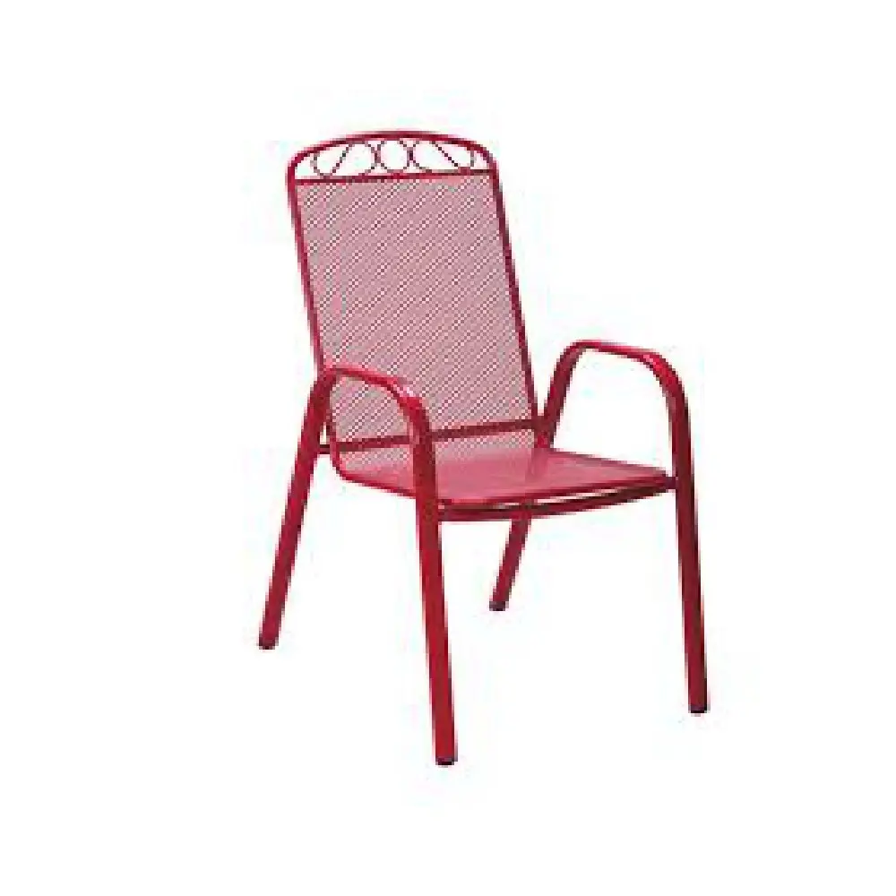 Scaun de metal Melfi (rosu)