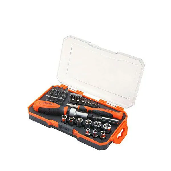 Набор отверток с наконечниками и торцевыми ключами 42 штуки WOKIN