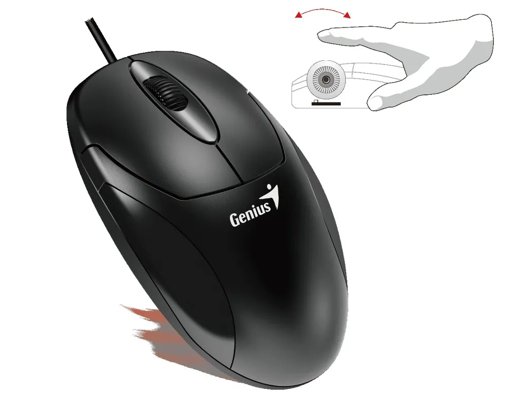 Клавиатура и мышь Genius Smart KM-200, Проводное, Чёрный