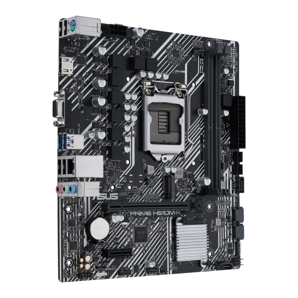 Материнская плата ASUS PRIME H510M-K, LGA1200, Intel H510, Micro-ATX
