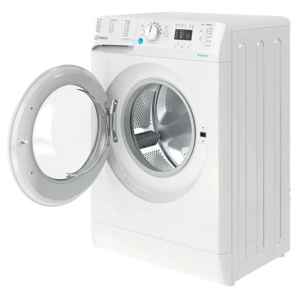 Mașină de spălat Indesit BWSA 61251 W EU, 6kg, Alb