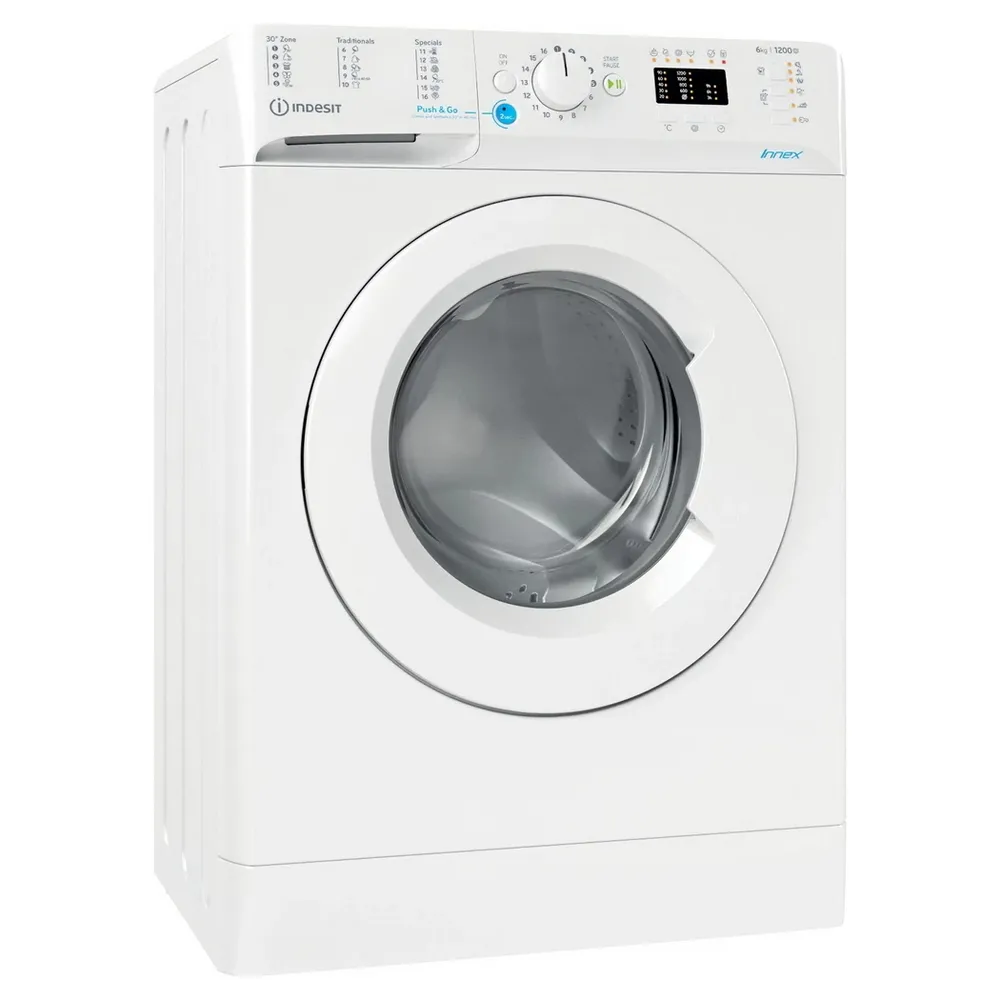 Mașină de spălat Indesit BWSA 61251 W EU, 6kg, Alb