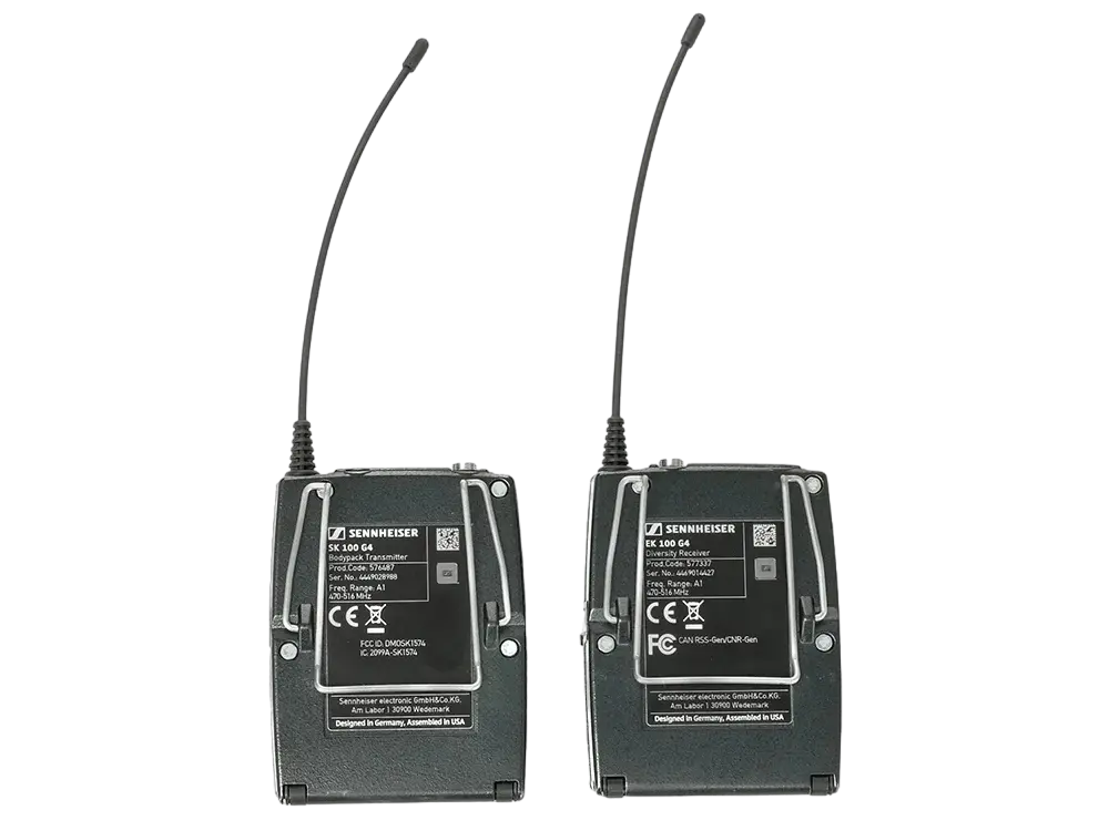 Микрофон для живого исполнения Sennheiser EW 112P G4 E, Беспроводной, Чёрный