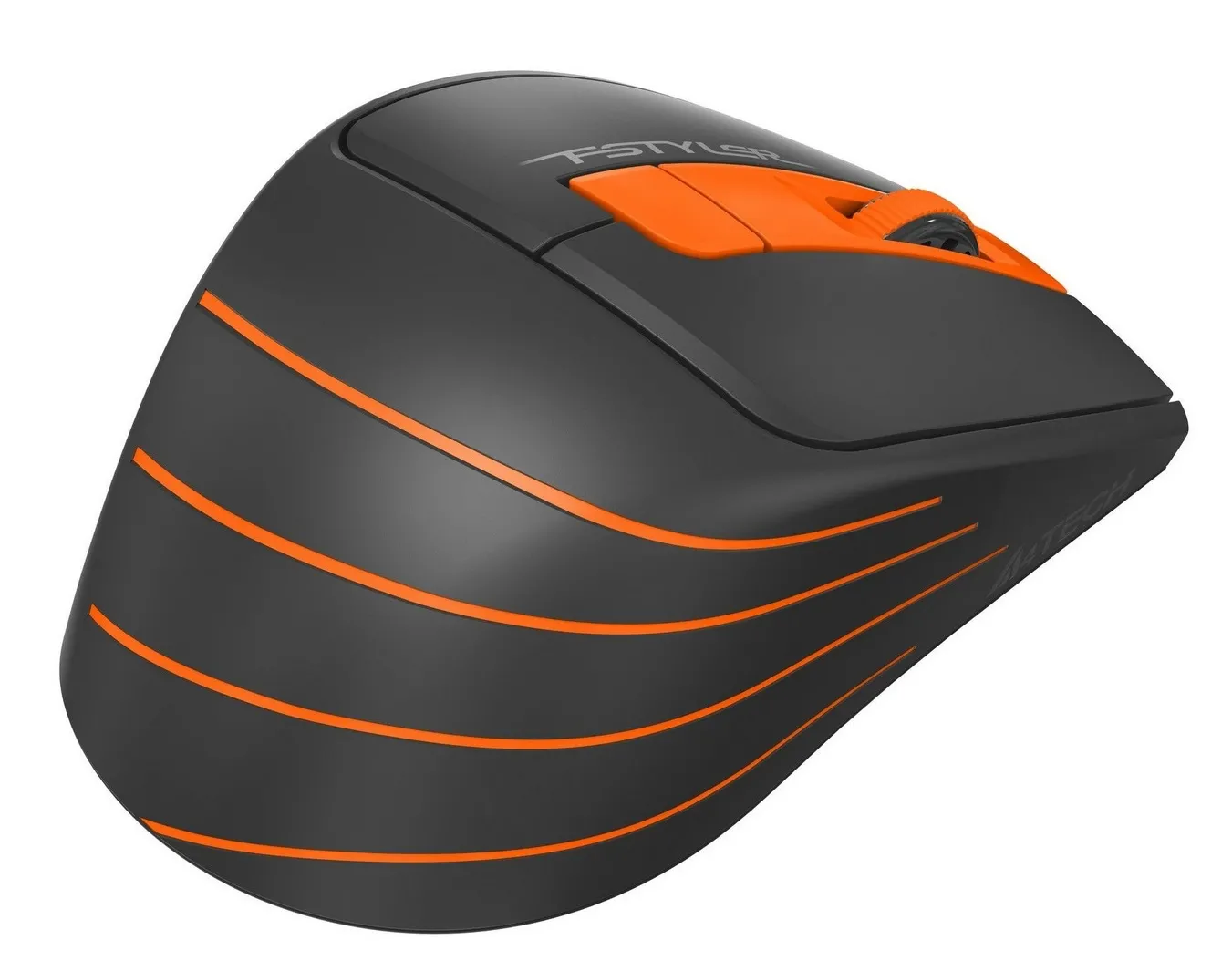 Беcпроводная мышь A4Tech FG30, Черный/Оранжевый