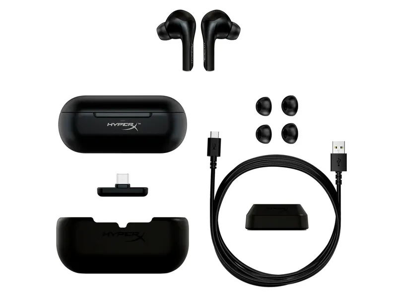 Căști gaming HyperX Cloud MIX Buds Wireless, Fără fir, Negru