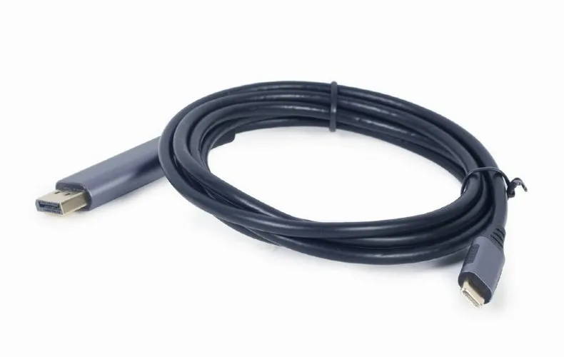 Cablu Video Cablexpert CC-USB3C-DPF-01-6, USB Type-C (M) - DisplayPort (F), 1,8m, Gri